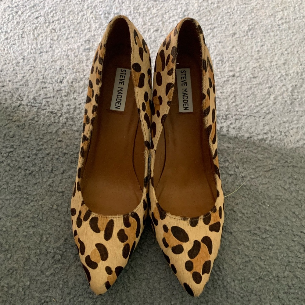 Cheetah print Steve Madden heels